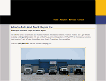 Tablet Screenshot of albertaautoandtruck.com